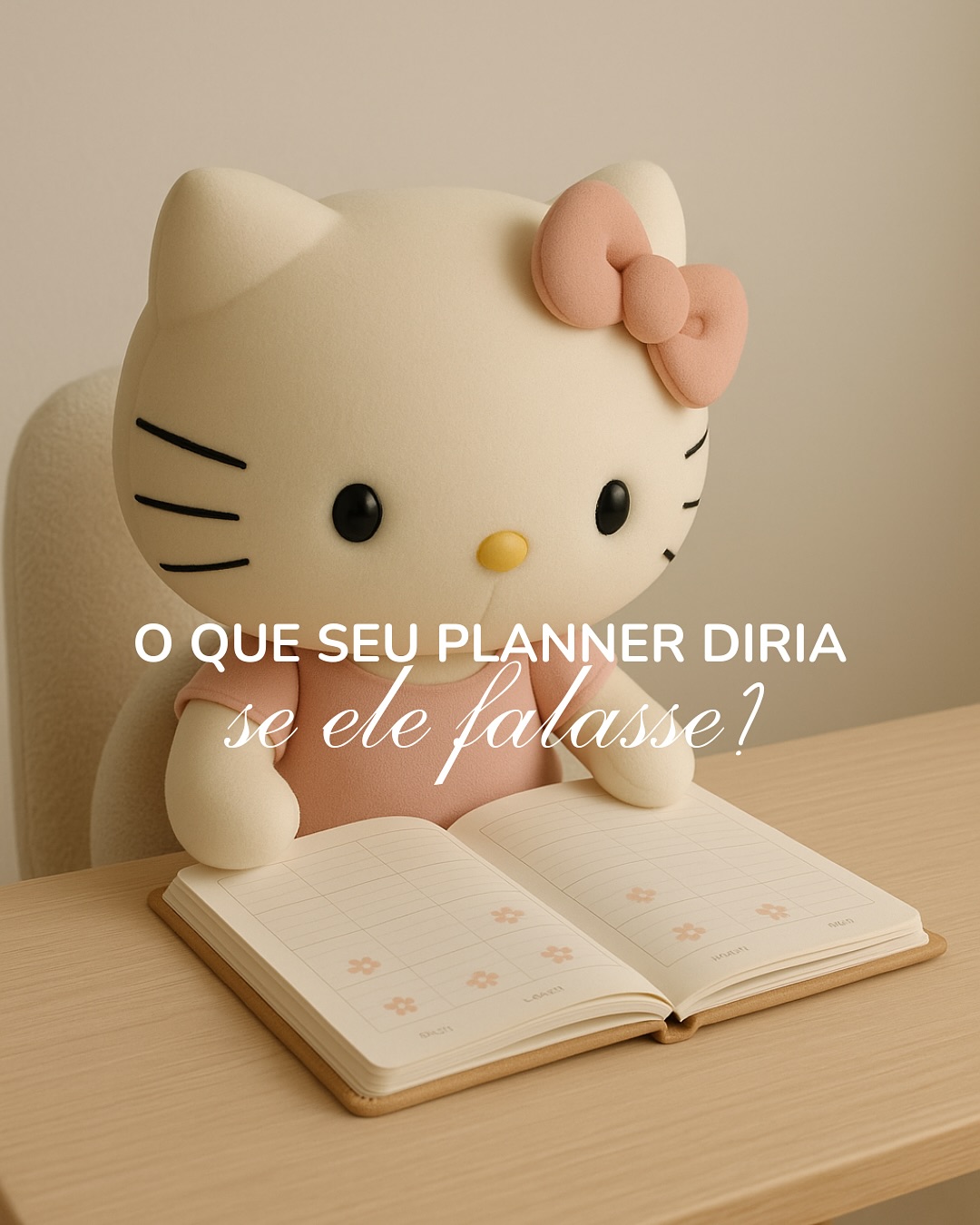 o que seu Planner diria se ele falasse? ✨

às vezes ele daria um puxão de orelha, às vezes seria seu maior fã, mas sempre pronto pra te lembrar que organizar é um ato de autocuidado. 🩷
⠀
não importa se você sumiu dele há meses ou se tá arrasando no check-list: sempre dá pra recomeçar, planejar e sonhar junto.
⠀
me conta aqui, o que o seu falaria?